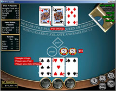 Tri Card Poker Table